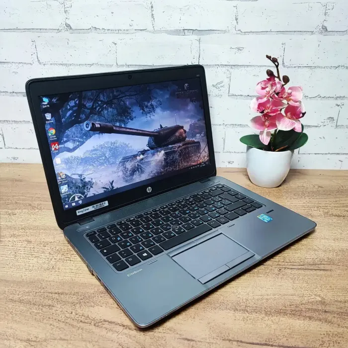 Ноутбук HP EliteBook 840 G2 / 14" (1366x768) TN / Intel Core i5-5300U (2 (4) ядра по 2.3 - 2.9 GHz) / 8 GB DDR3 / 128 GB SSD / Intel HD Graphics 5500 / WebCam б/в - зображення 3