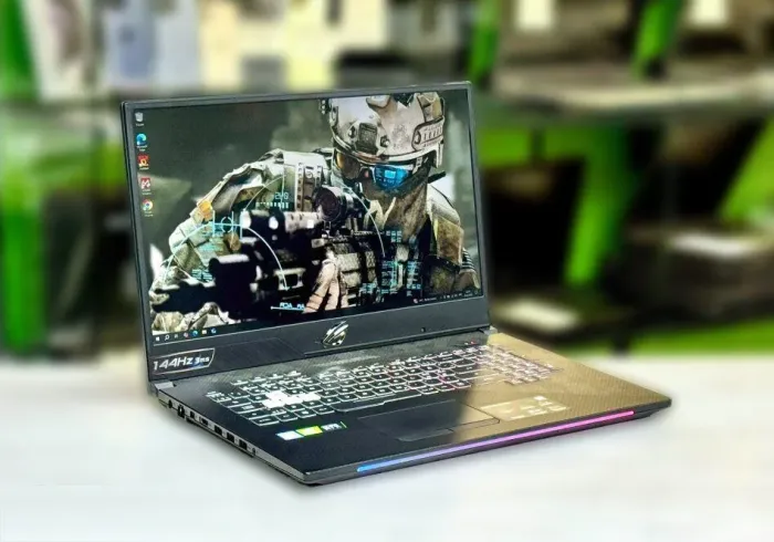 Ігровий ноутбук Б-клас Asus ROG StrixGL704G / 17.3" (1920x1080) IPS / Intel Core i7-8750H (6 (12) ядер по 2.2 - 4.1 GHz) / 32 GB DDR4 / 512 GB SSD M.2 / nVidia GeForce RTX 2060, 6 GB GDDR6, 192-bit / WebCam / Win 10 Home б/в - зображення 3