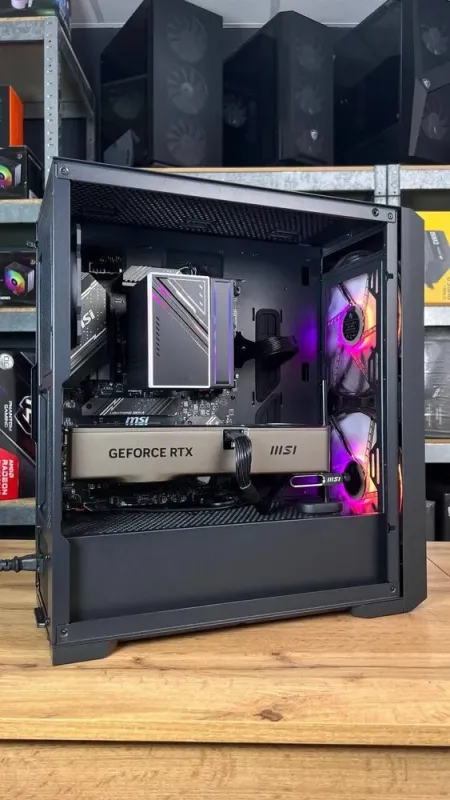 Збірка під замовлення: ігровий ПК Lian Li LanCool 215 Tempered Glass Tower / AMD Ryzen 5 9600X (6 (12) ядер по 3.9 - 5.4 GHz) / 32 GB DDR5 / 2000 GB SSD M.2 / nVidia GeForce RTX 4070 Ti Super, 16 GB GDDR6X, 256-bit / 850W - зображення 5