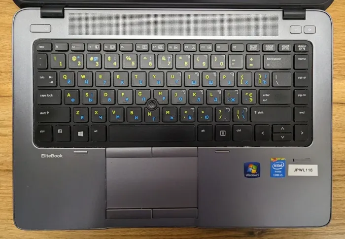 Ультрабук HP EliteBook 840 G1 / 14" (1366x768) TN / Intel Core i5-4200U (2 (4) ядра по 1.6 - 2.6 GHz) / 8 GB DDR3 / 240 GB SSD / Intel HD Graphics 4400 / WebCam / Fingerprint / Windows 10 б/в - зображення 3