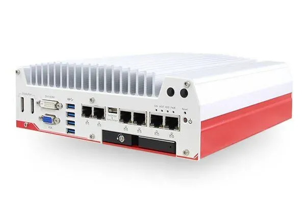 Промисловий ПК Neousys Nuvo-5000LP / Intel Core i7-6700TE (4 (8) ядра по 2.4 - 3.4 GHz) / 8 GB DDR4 / 120 GB SSD / Intel HD Graphics 530 б/в - зображення 1