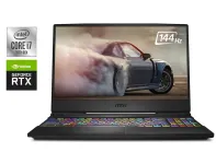Ігровий ноутбук Б-клас MSI GL65 Leopard 10SFK / 15.6" (1920x1080) IPS / Intel Core i7-10750H (6 (12) ядер по 2.6 - 5.0 GHz) / 16 GB DDR4 / 512 GB SSD / nVidia GeForce RTX 2070, 8 GB GDDR6, 256-bit / WebCam б/в