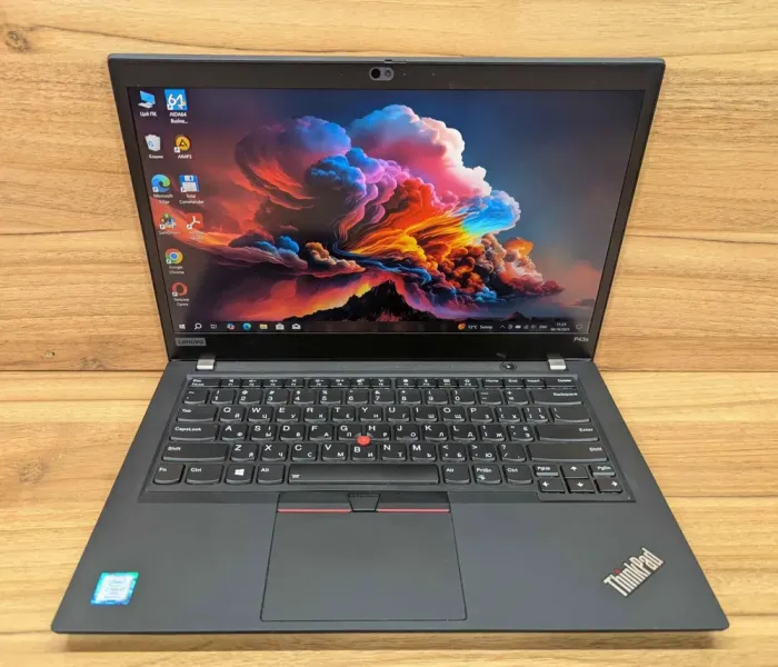 Мобільна робоча станція Lenovo ThinkPad P43s / 14" (1920x1080) IPS / Intel Core i7-8665U (4 (8) ядра по 1.9 - 4.8 GHz) / 32 GB DDR4 / 1000 GB SSD / nVidia Quadro P520, 2 GB GDDR5, 64-bit / WebCam / Windows 10 б/в - зображення 2