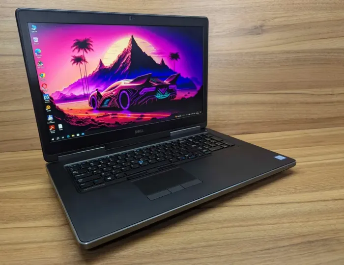 Мобільна робоча станція Б-клас Dell Precision 7710 / 17.3" (1920x1080) IPS / Intel Xeon E3-1535M v5 (4 (8) ядра по 2.9 - 3.8 GHz) / 32 GB DDR4 / 512 GB SSD / nVidia Quadro M5000M, 8 GB GDDR5, 256-bit / WebCam / Windows 10 б/в - зображення 5