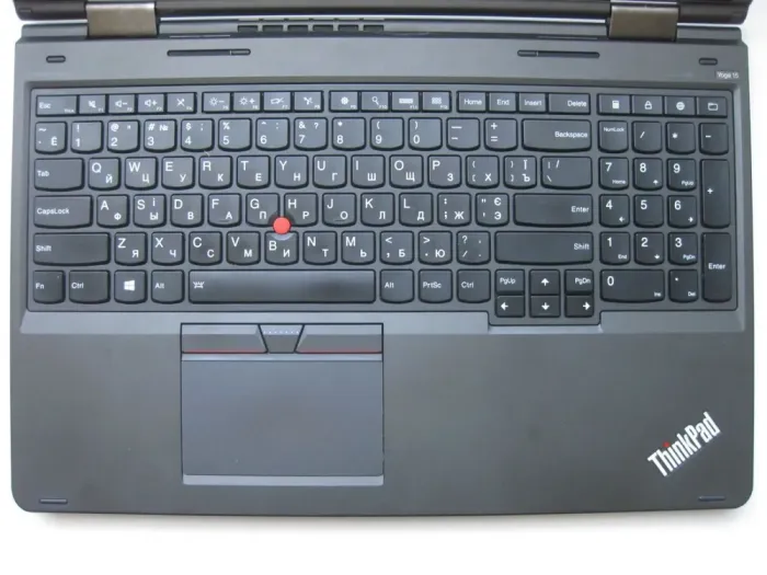 Ноутбук-трансформер Lenovo ThinkPad S5 Yoga 15 / 15.6" (1920x1080) IPS Touch / Intel Core i7-5500U (2 (4) ядра по 2.4 - 3.0 GHz) / 8 GB DDR3 / 256 GB SSD + 500 GB HDD / nVidia GeForce 840M, 2 GB DDR3, 64-bit / WebCam б/в - зображення 3