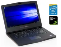 Ігровий ноутбук Б-клас Dell Alienware 15 R3 / 15.6" (1920x1080) IPS / Intel Core i7-7700HQ (4 (8) ядра по 2.8 - 3.8 GHz) / 16 GB DDR4 / 128 GB SSD NVMe + 1000 GB HDD / nVidia GeForce GTX 1070, 8 GB GDDR5, 256-bit / WebCam б/в