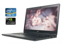 Ноутбук Dell Latitude 5580 / 15.6" (1366x768) TN / Intel Core i5-7440HQ (4 ядра по 2.8 - 3.8 GHz) / 16 GB DDR4 / 480 GB SSD / nVidia GeForce 940MX, 2 GB GDDR5, 64-bit / WebCam / Win 10 Pro б/в