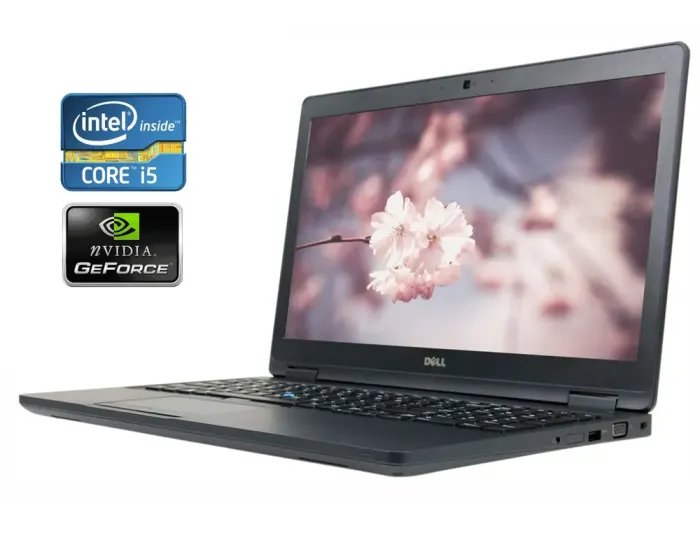 Ноутбук Dell Latitude 5580 / 15.6" (1366x768) TN / Intel Core i5-7440HQ (4 ядра по 2.8 - 3.8 GHz) / 16 GB DDR4 / 480 GB SSD / nVidia GeForce 940MX, 2 GB GDDR5, 64-bit / WebCam / Win 10 Pro б/в - зображення 1