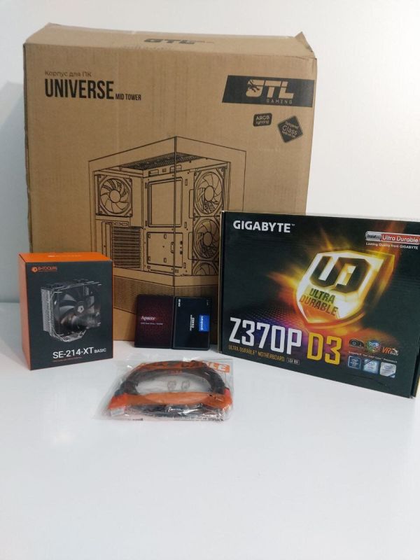 Ігровий ПК GTL Gaming Universe Black Tower / Intel Core i5-8400 (6 ядер по 2,8 - 4,0 ГГц) / 16 ГБ DDR4 / 256 ГБ SSD + 512 ГБ SSD / nVidia GeForce GTX 1070 Ti, 8 ГБ GDDR5, 256-біт / 650 Вт б/в - зображення 8