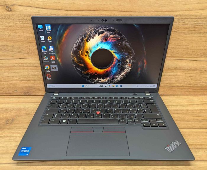 Ультрабук Lenovo ThinkPad L14 Gen 4 / 14" (1920x1080) IPS / Intel Core i5-1335U (10 (12) ядер по 3.4 - 4.6 GHz) / 16 GB DDR4 / 256 GB SSD / Intel Iris Xe Graphics / WebCam / Windows 11 б/в - зображення 2