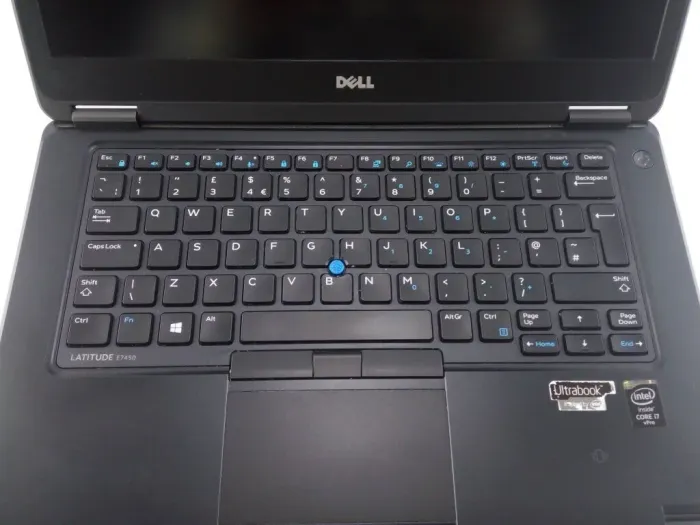 Ультрабук Dell Latitude E7450 / 14" (1366x768) TN / Intel Core i7-5600U (2 (4) ядра по 2.6 - 3.2 GHz) / 8 GB DDR3 / 120 GB SSD / Intel HD Graphics 5500 / WebCam б/в - зображення 3