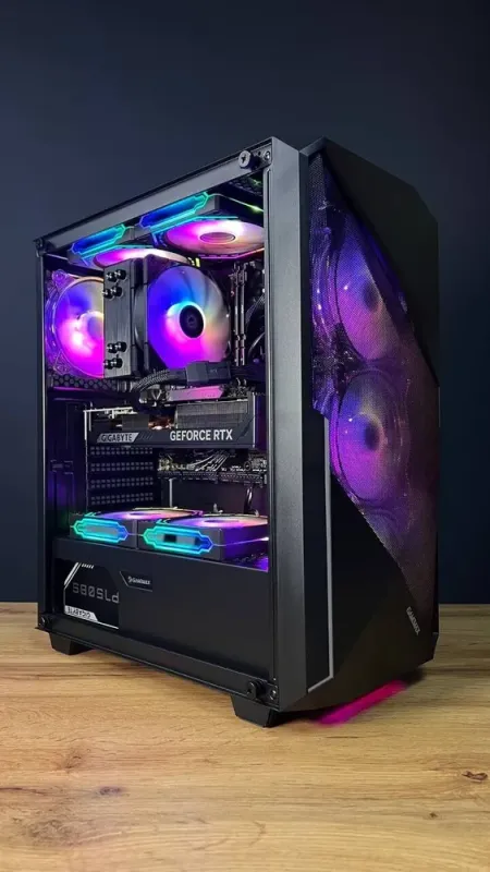 Збірка під замовлення: ігровий ПК GameMax Revolt Black Tower / AMD Ryzen 7 7700 (8 (16) ядер по 3.8 - 5.3 GHz) / 32 GB DDR5 / 1000 GB SSD M.2 / nVidia GeForce RTX 5070, 12 GB GDDR7, 192-bit / 750W - зображення 2