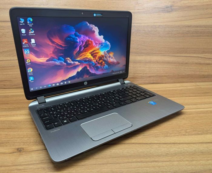 Ноутбук HP ProBook 450 G2 / 15.6" (1366x768) TN / Intel Core i7-4510U (2 (4) ядра по 2.0 - 3.1 GHz) / 8 GB DDR3 / 240 GB SSD / Intel HD Graphics 4400 / WebCam / Fingerprint / Windows 10 б/в - зображення 4