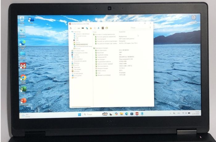 Ігровий ноутбук Dell Latitude 5580 / 15,6" (1920x1080) IPS / Intel Core i5-7440HQ (4 ядра по 2,8 - 3,8 ГГц) / 8 ГБ DDR4 / 256 ГБ SSD / nVidia GeForce 940MX, 2 ГБ GDDR5, 64-біт / Веб-камера б/в - зображення 10