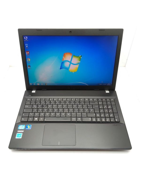 Ноутбук Asus P55 / 15.6" (1366x768) TN / Intel Core i5-3210M (2 (4) ядра по 2.5 - 3.1 GHz) / 6 GB DDR3 / 500 GB HDD / Intel HD Graphics 4000 / WebCam / DVD-ROM б/в - зображення 2