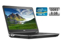 Ноутбук Dell Latitude E6440 / 14" (1366x768) TN / Intel Core i5-4310M (2 (4) ядра по 2.7 - 3.4 GHz) / 8 GB DDR3 / 256 GB SSD / Intel HD Graphics 4600 / WebCam / Windows 10 б/в
