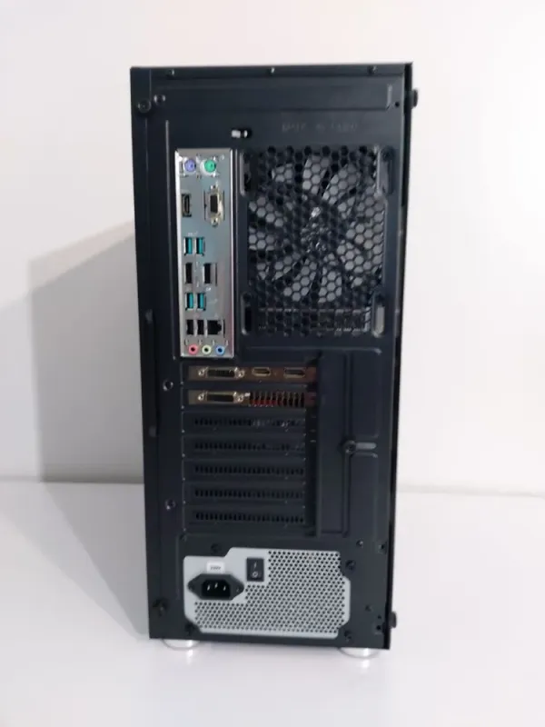 Комплект ПК: 1stPlayer FireBase X6 Tower / Intel Core i5-8500 (6 ядер по 3.0 - 4.1 GHz) / 16 GB DDR4 / 128 GB SSD M.2 + 512 GB SSD / AMD Radeon R9 390, 8 GB GDDR5, 512-bit / 700W + Монітор LG 24MB37PM-B / 24" (1920x1080) IPS б/в - зображення 6