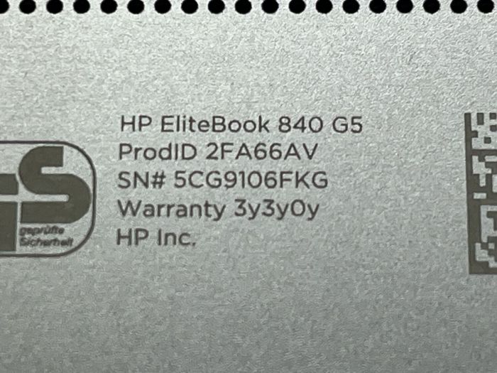 Ноутбук Б-клас HP EliteBook 840 G5 / 14" (1920x1080) IPS / Intel Core i7-8550U (4 (8) ядра по 1.8 - 4.0 GHz) / 8 GB DDR3 / 256 GB SSD / WebCam / USB 3.0 / HDMI / Без акб б/в - изображение 7