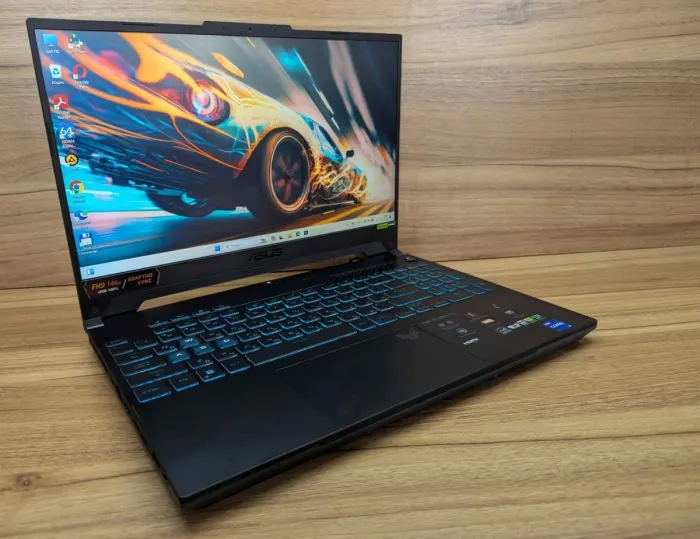 Ігровий ноутбук Asus FX 507 / 15.6" (1920x1080) IPS / Intel Core i7-12700H (14 (20) ядер по 3.5 - 4.7 GHz) / 16 GB DDR4 / 512 GB SSD / nVidia GeForce RTX 4060, 8 GB GDDR6, 128-bit / WebCam / Windows 10 б/в - зображення 4