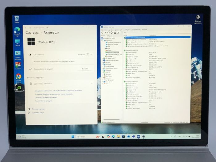 Ігровий ультрабук-трансформер Microsoft Surface Book 2 / 15.0" (3240x2160) IPS Touch / Intel Core i7-8650U (4 (8) ядра по 1.9 - 4.2 GHz) / 16 GB DDR3 / 256 GB SSD NVMe / nVidia GeForce GTX 1060, 6 GB GDDR5, 192-bit / WebCam / Win 11 Pro б/в - зображення 11