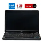Ноутбук Б-клас Fujitsu LifeBook LH531 / 14’’ (1366x768) TN / Intel Core i5-2430M (2 (4) ядра по 2.4 - 3.0 GHz) / 4 GB DDR3 / 500 GB HDD / Intel HD Graphics 3000 / WebCam / Без батареї б/в