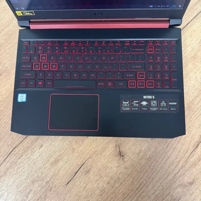 Ігровий ноутбук Acer Nitro 5 AN515-54 / 15.6" (1920x1080) IPS / Intel Core i7-9750H (6 (12) ядер по 2.6 - 4.5 GHz) / 16 GB DDR4 / 512 GB SSD / nVidia GeForce RTX 2060, 6 GB GDDR6, 192-bit / WebCam б/в - зображення 7
