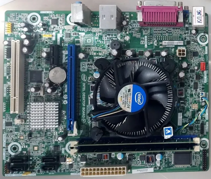 Комплект: Материнська плата Intel Desktop DH61WW / LGA1155 / Intel Core i5-2400 (4 ядра по 3.1 - 3.4 GHz) / 16 GB DDR3 / Intel HD Graphics 2000 + Кулер б/в - зображення 4