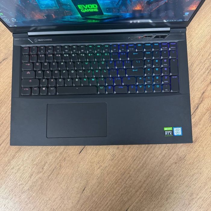 Ігровий ноутбук Evoo Gaming EG-LP6-BK / 17.3" (1920x1080) IPS / Intel Core i7-9750H (6 (12) ядер по 2.6 - 4.5 GHz) / 16 GB DDR4 / 1000 GB SSD NVMe / nVidia GeForce RTX 2060, 6 GB GDDR6, 192-bit / WebCam б/в - зображення 7