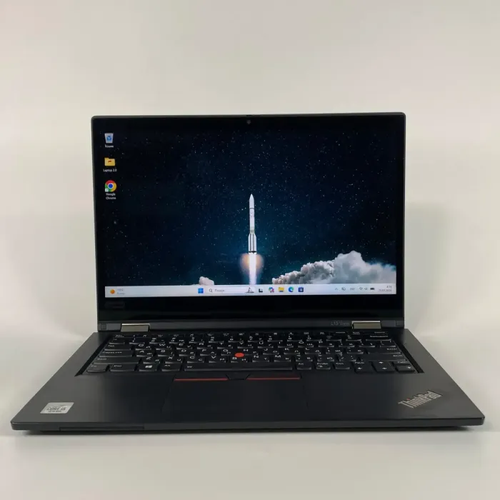 Ноутбук Б-клас Lenovo ThinkPad L13 Yoga / 13.3" (1920x1080) IPS Touch / Intel Core i5-10210U (4 (8) ядра по 1.6 - 4.2 GHz) / 16 GB DDR4 / 256 GB SSD / Intel UHD Graphics / WebCam / HDMI б/в - зображення 2