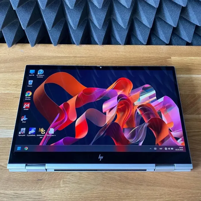 Ультрабук-трансформер HP EliteBook x360 830 G8 / 13.3" (1920x1080) IPS Touch / Intel Core i5-1135G7 (4 (8) ядра по 4.2 GHz) / 8 GB DDR4 / 256 GB SSD / Intel Iris Xe Graphics / WebCam б/в - зображення 3