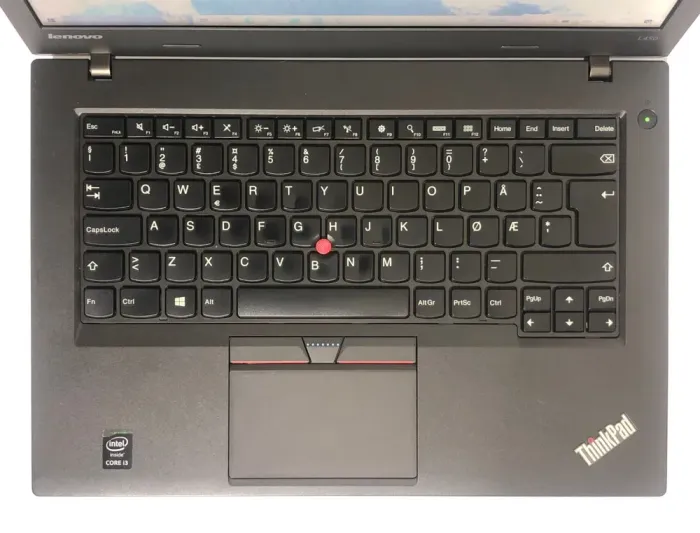 Ноутбук Б-клас Lenovo ThinkPad L450 / 14" (1366x768) TN / Intel Core i3-5005U (2 (4) ядра по 2.0 GHz) / 4 GB DDR3 / 500 GB HDD / Intel HD Graphics 5500 / WebCam / Win 10 Home б/в - зображення 9
