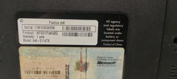 Ноутбук Б-класс HP Pavilion dv6-2114TX / 15.6" TN / Core i5-540M (2(4) ядра по 2.53-3.07 GHz) / 4GB DDR3 / 240GB SSD / GeForce GT 230M, 1 GB GDDR3, 128bit / АКБ не держит б/в - зображення 8