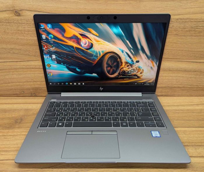 Ультрабук HP zBook 14u G6 / 14" (1920x1080) IPS / Intel Core i5-8365U (4 (8) ядра по 1.6 - 4.1 GHz) / 16 GB DDR4 / 512 GB SSD / Intel UHD Graphics / WebCam / TouchID / Windows 10 б/в - зображення 2