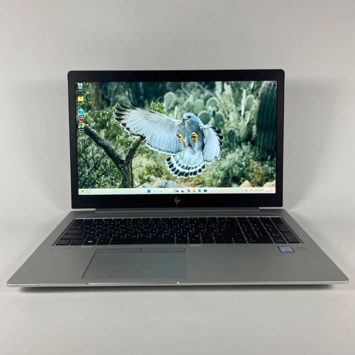 Ультрабук Б-клас HP EliteBook 850 G5 / 15.6" (1920x1080) IPS / Intel Core i5-8250U (4 (8) ядра по 1.6 - 3.4 GHz) / 16 GB DDR4 / 256 GB SSD / Intel HD Graphics 620 / TouchID / WebCam / HDMI б/в - зображення 2