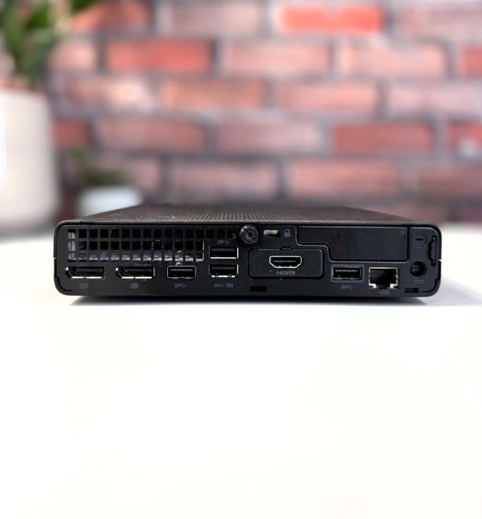 Неттоп HP EliteDesk 805 G6 Desktop Mini PC USFF / AMD Ryzen 5 Pro 4650G (6 (12) ядер по 3.7 - 4.2 GHz) / 16 GB DDR4 / 256 GB SSD M.2 / AMD Radeon Graphics / Windows 11 Pro б/в - зображення 4