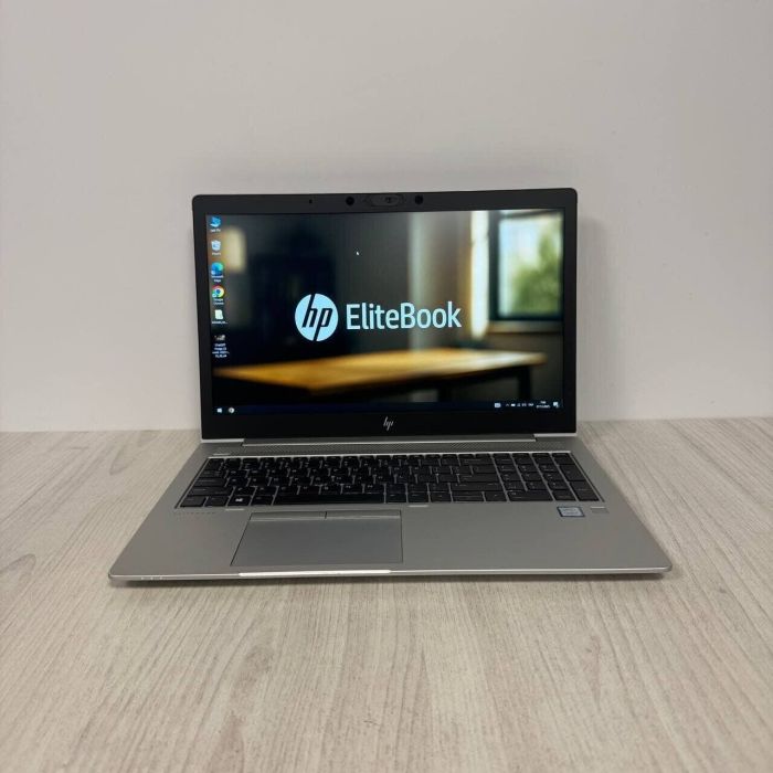 Ультрабук Б-клас HP EliteBook 850 G5 / 15.6" (1920x1080) IPS / Intel Core i7-8550U (4 (8) ядра по 1.8 - 4.0 GHz) / 8 GB DDR4 / 256 GB SSD / Intel UHD Graphics 620 / WebCam б/в - зображення 2