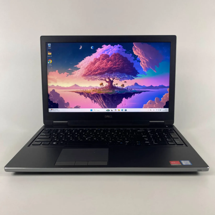 Мобільна робоча станція Dell Precision 7540 / 15,6" (1920x1080) IPS / Intel Core i5-9400H (4 (8) ядра по 2,5 - 4,3 ГГц) / 16 ГБ DDR4 / 512 ГБ SSD / AMD Radeon Pro WX 3200, 4 ГБ GDDR5, 128-біт / HDMI б/в - зображення 2