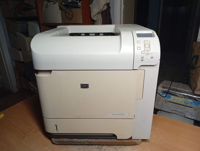 Принтер HP LaserJet P4014 / лазерний монохромний друк / 1200x1200 dpi / А4 / 43 стор./хв. / USB 2.0 б/в - зображення 2