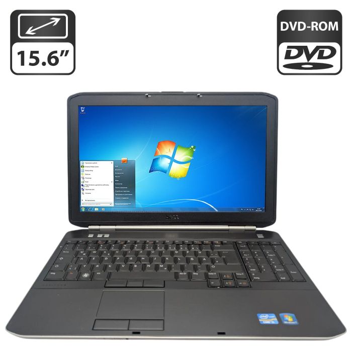 Ноутбук Dell Latitude E5520 / 15.6" (1366x768) TN / Intel Core i3-2330M (2 (4) ядра по 2.2 GHz) / 6 GB DDR3 / 320 GB HDD / Intel HD Graphics 3000 / DVD-ROM б/в - изображение 1