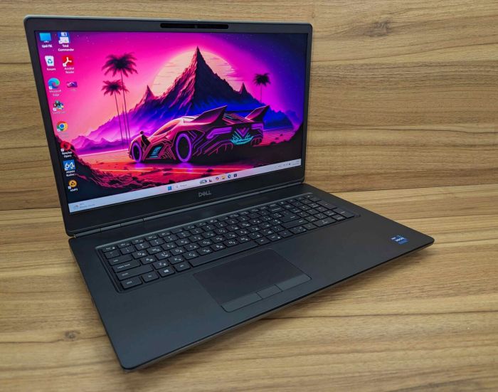 Мобільна робоча станція Dell Precision 7760 / 17,3" (3840x2160) IPS / Intel Xeon W-11855M (6 (12) ядер по 3,2 - 4,9 ГГц) / 32 ГБ DDR4 / 1000 ГБ SSD / nVidia RTX A4000, 8 ГБ GDDR6, 256-біт / WebCam / HDMI / Windows 11 б/в - изображение 4