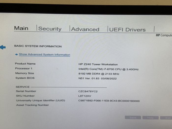 Комп'ютер Б-класу HP Z240 Workstation Tower / Intel Core i7-6700 (4 (8) ядра по 3,4 - 4,0 ГГц) / 8 ГБ DDR4 / без HDD / Intel HD Graphics 530 / 400 Вт / DVD-ROM / DisplayPort б/в - зображення 9