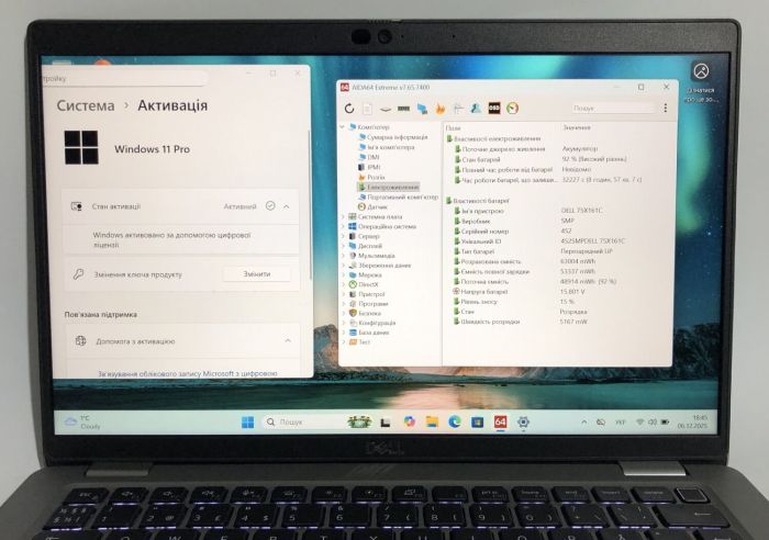 Ультрабук Б-клас Dell Latitude 5420 / 14" (1920x1080) IPS / Intel Core i5-1145G7 (4 (8) ядра по 2.6 - 4.4 GHz) / 16 GB DDR4 / 256 GB SSD / Intel Iris X Graphics / WebCam / Win 11 Pro б/в - зображення 10
