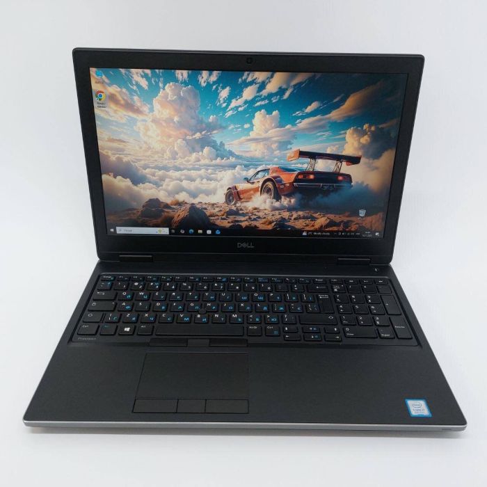 Мобільна робоча станція Dell Precision 7530 / 15,6" (1920x1080) IPS / Intel Core i7-8750H (6 (12) ядер по 2.2 - 4.1 GHz) / 32 GB DDR4 / 512 GB SSD M.2 / nVidia Quadro P1000, 4 GB GDDR5, 128-bit / WebCam б/в - зображення 2