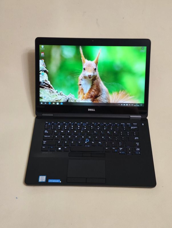 Ультрабук Dell Latitude E7470 / 14" (2560x1440) IPS Touch / Intel Core i5-6200U (2 (4) ядра по 2.3 - 2.8 GHz) / 8 GB DDR4 / 256 GB SSD / Intel HD Graphics 520 / WebCam б/в - зображення 2