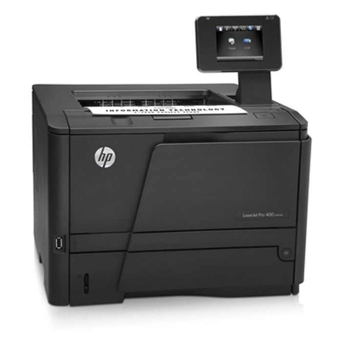 Принтер Б-клас HP LaserJet Pro 400 M401DN / Лазерний монохромний друк / 1200x1200 dpi / A4 / 33 стор./хв / USB 2.0, Ethernet / Дуплекс б/в - зображення 1
