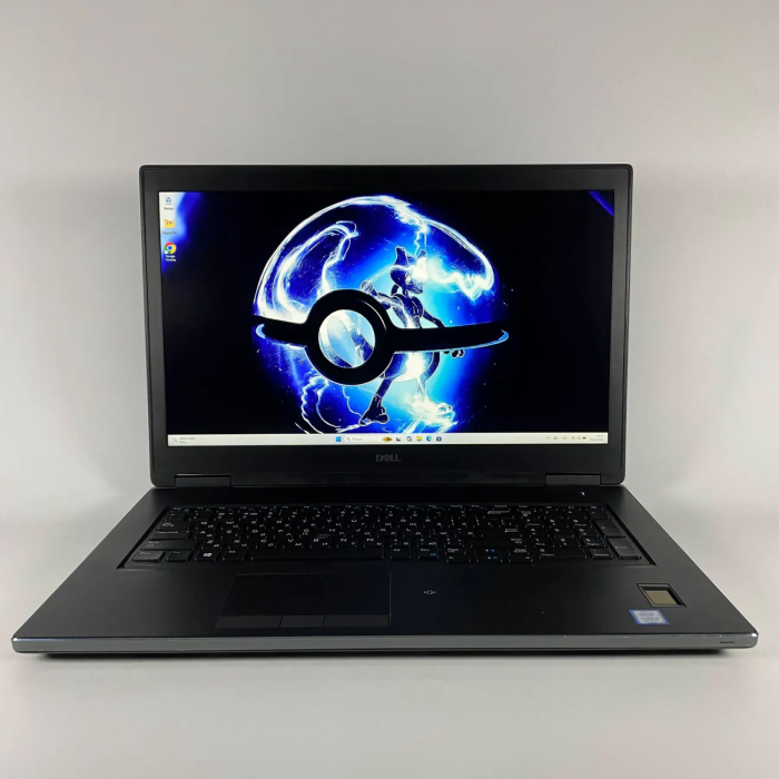 Ноутбук робоча станція Dell Precision 7730 / 17,3" (1920x1080) IPS / Intel Core i5-8400H (4 (8) ядра по 2,5 - 4,2 ГГц) / 16 ГБ DDR4 / 512 ГБ SSD / nVidia Quadro P3200, 6 ГБ GDDR5, 192-біт / Відбиток пальця / HDMI б/в - зображення 2