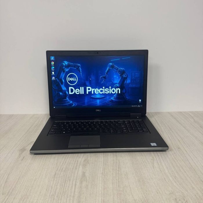 Ноутбук Б-клас Dell Precision 7740 / 17.3" (1920x1080) IPS / Intel Xeon E-2276M (6 (12) ядер по 2.8 - 4.7 GHz) / 32 GB DDR4 / 256 GB SSD / Intel UHD Graphics / WebCam б/в - зображення 2