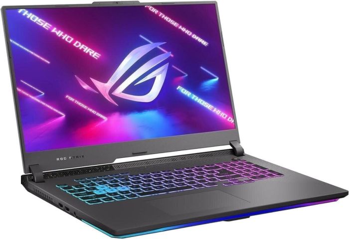 Ігровий ноутбук Asus ROG Strix G17 G713PV / 17,3” (2560x1440) IPS / AMD Ryzen 9 7845HX (12 (24) ядер по 3.0 - 5.2 GHz) / 16 GB DDR5 / 1000 GB SSD / nVidia GeForce RTX 4060, 8 GB GDDR6, 128-bit / WebCam / Win 11 б/в - зображення 3
