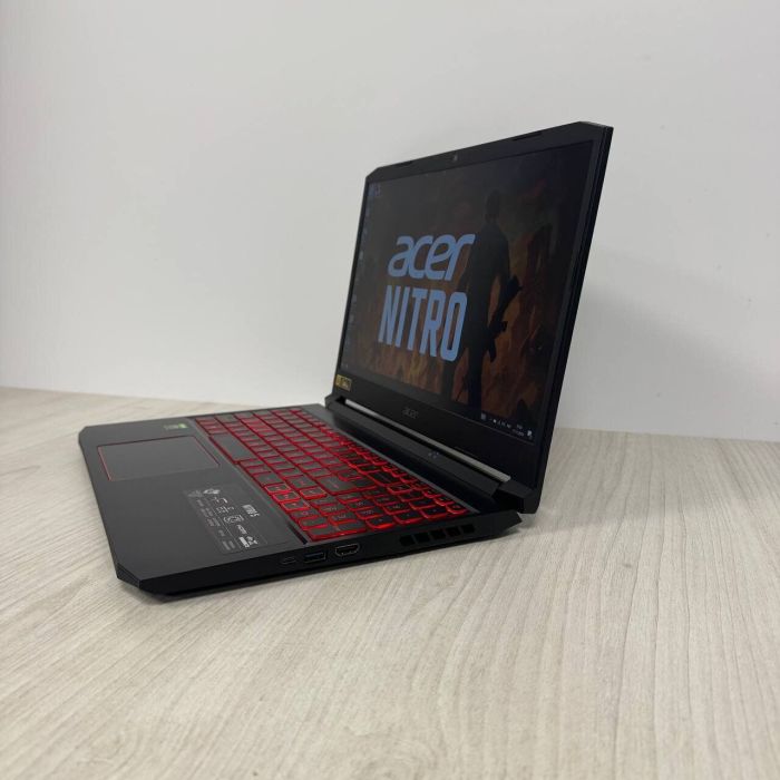 Ігровий ноутбук Acer Nitro 5 AN515-55 / 15,6" (1920x1080) IPS / Intel Core i5-10300H (4 (8) ядра по 2,5 - 4,5 ГГц) / 32 ГБ DDR4 / 256 ГБ SSD + 512 ГБ SSD / nVidia GeForce RTX 3050, 4 ГБ GDDR6, 128-біт / WebCam б/в - зображення 8