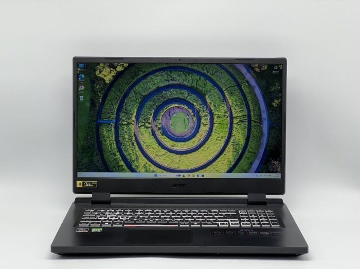 Ігровий ноутбук Б-класу Acer Nitro 5 AN517-42-R7 / 17,3" (1920x1080) IPS / AMD Ryzen 7 6800H (8 (16) ядер по 3,2 - 4,7 ГГц) / 32 ГБ DDR5 / 960 ГБ SSD / nVidia GeForce RTX 3060, 6 ГБ GDDR6, 192-bit / WebCam б/в - зображення 2